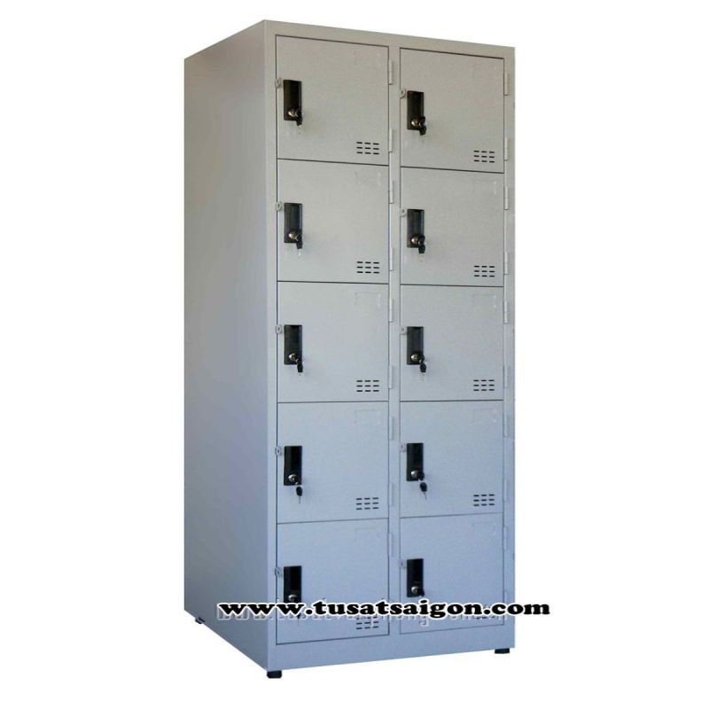 10-door locker cabinet